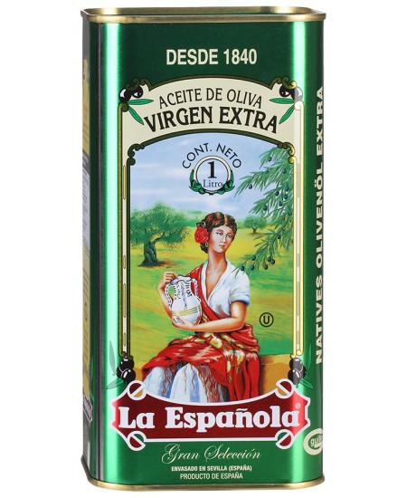 La Espanola оливковое масло Extra Virgin в ж/б 1 л