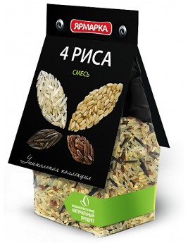 Bravolli 4 риса смесь 350гр