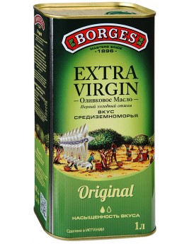 Borges масло оливковое Extra Virgin в ж/б 1 литр
