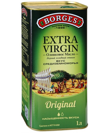 Borges масло оливковое Extra Virgin в ж/б 1 литр