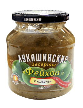 Фейхоа Лукашинские десерты с сахаром Южное Лакомство 450г. Продаётся упаковками 6-банок. 