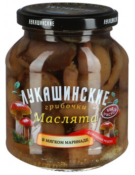 Грибочки Лукашинские Маслята в мягком маринаде 340гр Продаётся упаковками-12 банок. 
