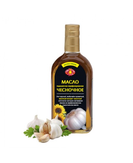 Масло чесночное нерафинированное 350гр