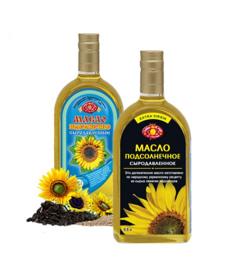 Масло подсолнечное сыродавленное 500гр