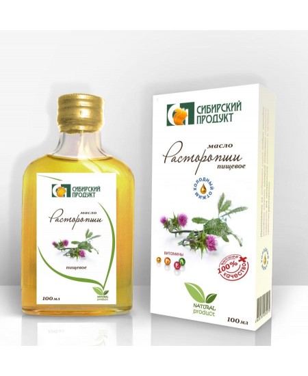 Масло Расторопши "Сибирский продукт" нерафинированное 100гр