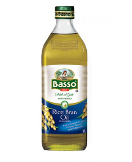 Масло рисовое рафинированное BASSO 1 литр Италия