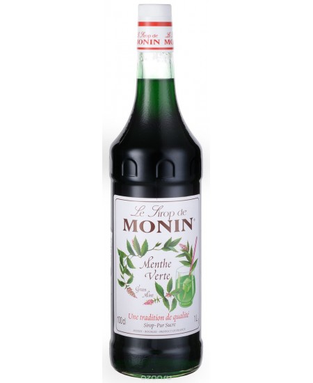 Monin Зеленая Мята сироп, 1 л