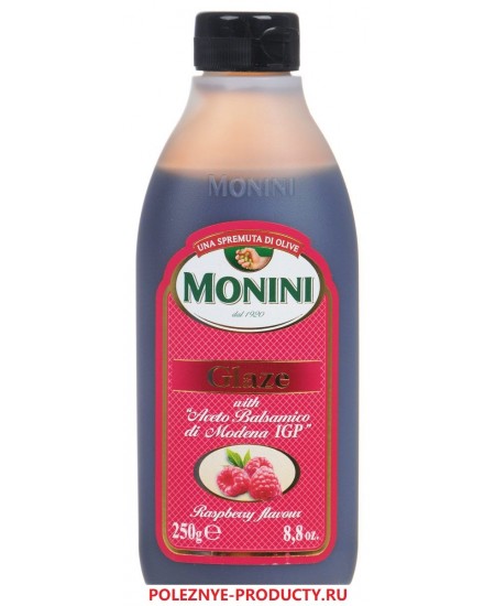 Monini Balsamic Glaze бальзамический соус со вкусом малины, 250 г