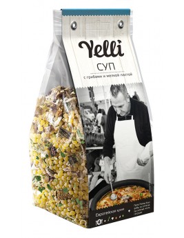 Yelli Суп с грибами и мелкой пастой 250гр