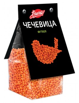 Bravolli Чечевица красная футбол 350гр