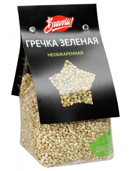 Bravolli Гречка зеленая необжаренная 350 гр. 