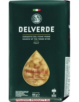 Delverde № 037 паста Тортильони, 500 г