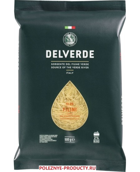 Delverde № 086 паста Филини, 500 г
