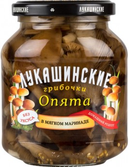 Грибочки Лукашинские Опята в мягком маринаде 340гр Продаётся упаковками-12 банок. 