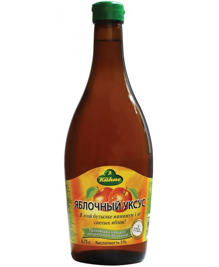 Kuhne Apple Vinegar уксус 5% яблочный, 750 мл