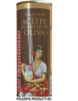 La Espanola масло оливковое рафинированное в ж/б 1 литр