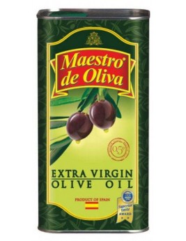 Maestro de Oliva масло оливковое Extra Virgin в ж/б 1 литр 