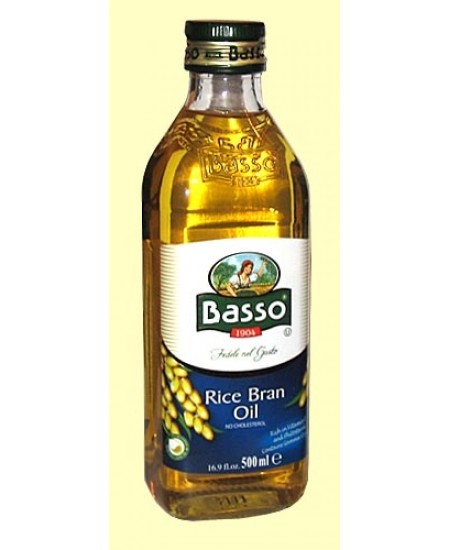 Масло рисовое рафинированное BASSO 500мл Италия