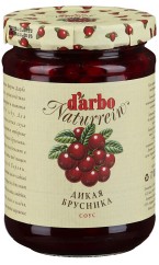 Соус D'arbo Дикая брусника 400г