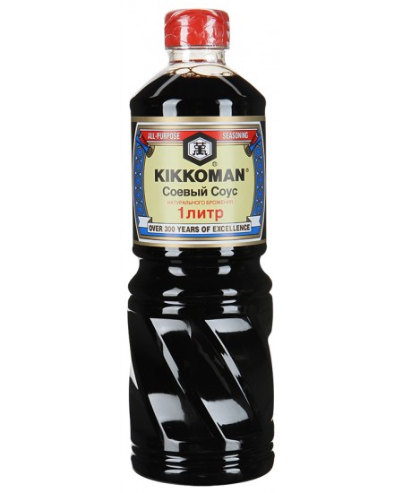 Соус Kikkoman соевый натурально сваренный 1л