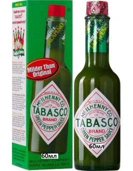 Соус Tabasco зелёный перечный острый, 60мл