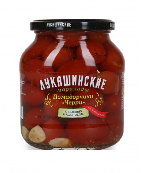 Помидорчики Лукашинские Черри маринованные 670гр. Продаётся упаковками 6-банок. 